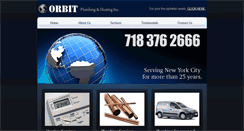 Desktop Screenshot of orbitplumbing.com